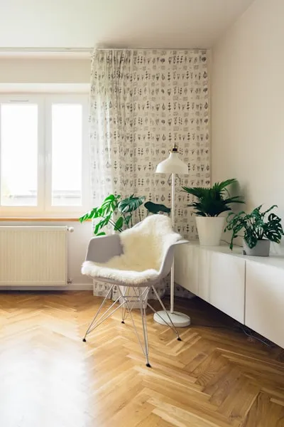 Gezellige zithoek met planten